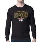 Black Pittsburgh Pirates Starter Team Track Graphic Long Sleeve T-Shirt