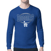 Royal Los Angeles Dodgers Starter Team Track Graphic Long Sleeve T-Shirt