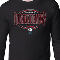 Black Arizona Diamondbacks Starter Team Track Graphic Long Sleeve T-Shirt