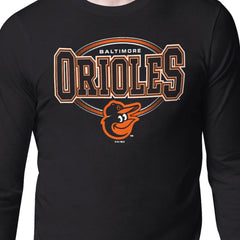 Black Baltimore Orioles Starter Team Track Graphic Long Sleeve T-Shirt