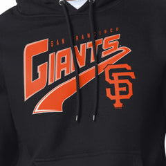 Black San Francisco Giants Starter Modern Tailsweep Fleece Tri-Blend Pullover Hoodie