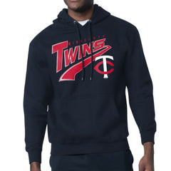 Navy Minnesota Twins Starter Modern Tailsweep Fleece Tri-Blend Pullover Hoodie