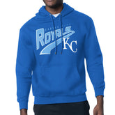 Royal Kansas City Royals Starter Modern Tailsweep Fleece Tri-Blend Pullover Hoodie