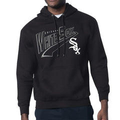 Black Chicago White Sox Starter Modern Tailsweep Fleece Tri-Blend Pullover Hoodie
