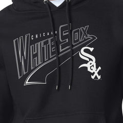 Black Chicago White Sox Starter Modern Tailsweep Fleece Tri-Blend Pullover Hoodie