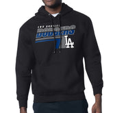 Black Los Angeles Dodgers Starter Logo Push Graphic Hoodie