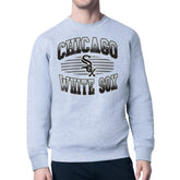 Heather Gray Chicago White Sox Starter Team Grit Graphic Fleece Pullover Sweatshirt