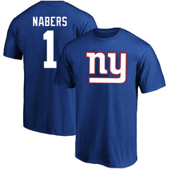 Malik Nabers Big & Tall Player Name & Number T-Shirt - New York Giants T-shirts