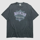 Charcoal Colorado Rockies 2000s T-Shirt
