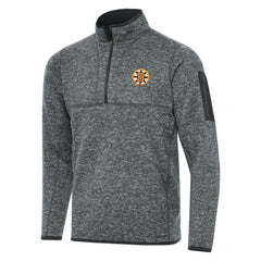 NHL Boston Bruins Antigua Fortune Quarter-Zip Pullover Jacket