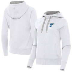 NHL St. Louis Blues Antigua Women's Victory Full-Zip Hoodie