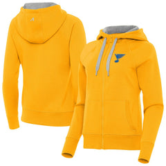 NHL St. Louis Blues Antigua Women's Victory Full-Zip Hoodie