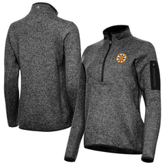 NHL Boston Bruins Antigua Women's Fortune Half-Zip Pullover