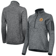 NHL Boston Bruins Antigua Women's Fortune Half-Zip Pullover