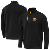 NHL Boston Bruins Antigua Generation Quarter-Zip Pullover Top
