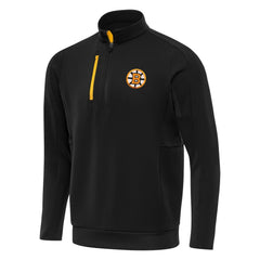 NHL Boston Bruins Antigua Generation Quarter-Zip Pullover Top