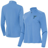 NHL St. Louis Blues Antigua Women's Tribute Half-Zip Pullover