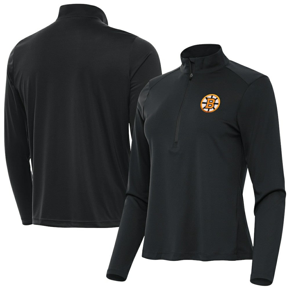 NHL Boston Bruins Antigua Women's Tribute Half-Zip Pullover