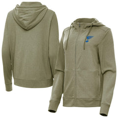 NHL St. Louis Blues Antigua Women's Seeker Full-Zip Hoodie