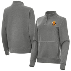 NHL Boston Bruins Antigua Women's Crush Quarter-Zip Pullover
