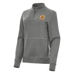 NHL Boston Bruins Antigua Women's Crush Quarter-Zip Pullover