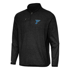 NHL St. Louis Blues Antigua Certain Tri-Blend Quarter-Zip Top