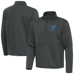 NHL St. Louis Blues Antigua Twist Quarter-Zip Pullover Jacket