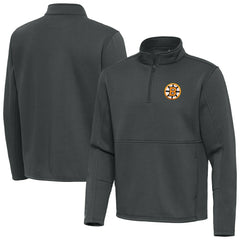 NHL Boston Bruins Antigua Twist Quarter-Zip Pullover Jacket