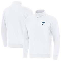 NHL St. Louis Blues Antigua Victory Quarter-Zip Pullover Top