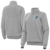 NHL St. Louis Blues Antigua Women's Victory Quarter-Zip Pullover Top