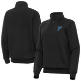 NHL St. Louis Blues Antigua Women's Victory Quarter-Zip Pullover Top