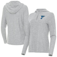 NHL St. Louis Blues Antigua Women's Daybreak Quarter-Zip Hoodie