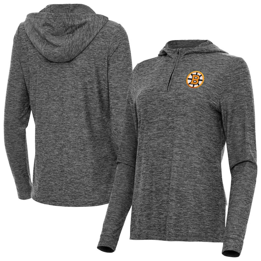 NHL Boston Bruins Antigua Women's Daybreak Quarter-Zip Hoodie