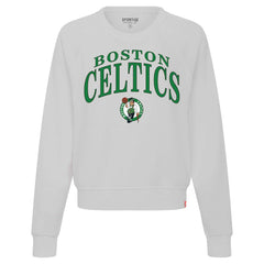 Boston Celtics Sportiqe Women's Genuine Issue Collection Ashlyn Cropped Sweatshirt