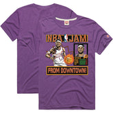 Devin Booker Phoenix Suns Homage Unisex NBA Jam Tri-Blend T-Shirt