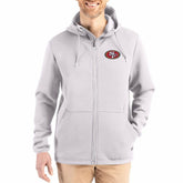 Cutter & Buck Roam Epic Comfort Recycled Full-Zip Hoodie Jacket - San Francisco 49ers Hoodies