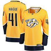 NHL Nicolas Hague Nashville Predators Fanatics Women's Home Breakaway Jersey