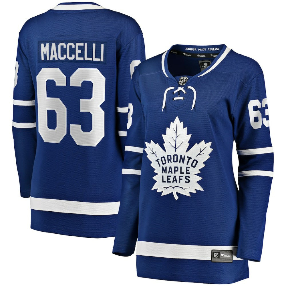 NHL Matias Maccelli Toronto Maple Leafs Fanatics Women's Home Breakaway Jersey