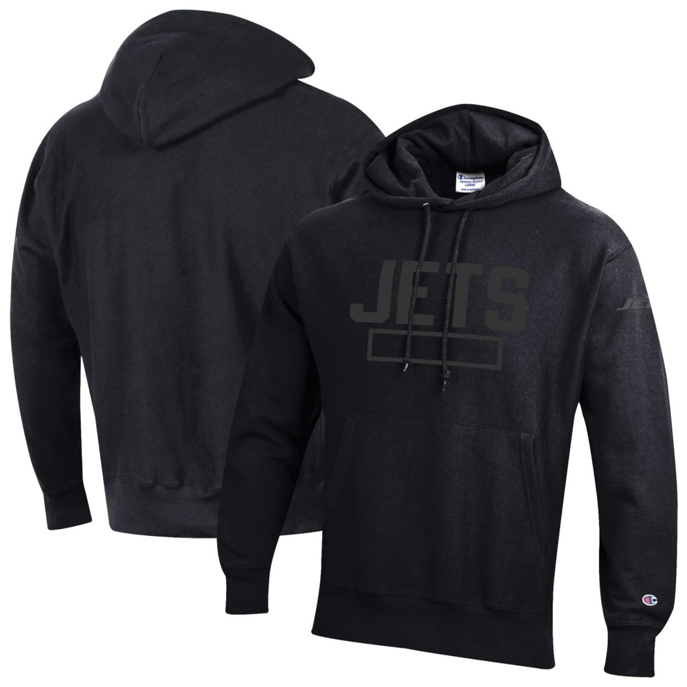 Tonal Reverse Weave Fleece Hoodie - New York Jets Hoodies