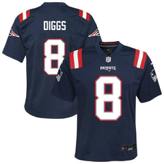 Stefon Diggs Youth Team Game Jersey - New England Patriots Jerseys
