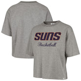 47 brand Phoenix Suns '47 Women's Pivot Drop Needle Cropped T-Shirt