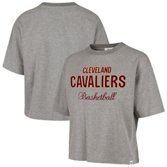 47 brand Cleveland Cavaliers '47 Women's Pivot Drop Needle Cropped T-Shirt sale