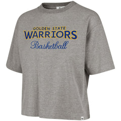 47 brand Golden State Warriors '47 Women's Pivot Drop Needle Cropped T-Shirt sale