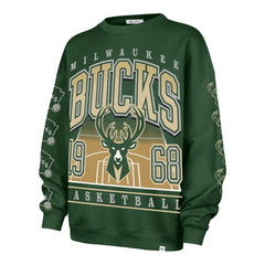 47 brand Milwaukee Bucks '47 Women's Go Big Oversized Sweatshirt
