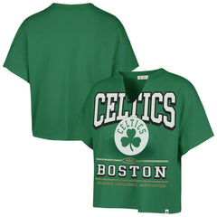 47 brand Boston Celtics '47 Women's Elation Oversized Notch Neck T-Shirt