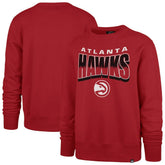 47 brand Atlanta Hawks '47 Unisex Brush By Headline Crewneck Sweatshirt