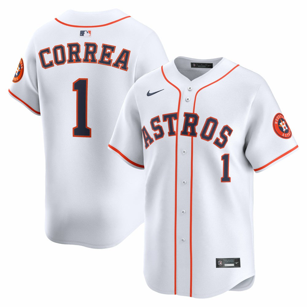 White Carlos Correa Houston Astros Nike Home Limited Player Jersey