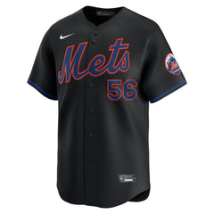 Black Ryan Helsley New York Mets Nike Alternate Limited Player Jersey