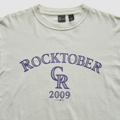 White Colorado Rockies Gear 2009 T-Shirt