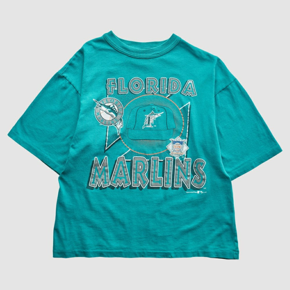 Teal Miami Marlins Team Rated 1993 T-Shirt